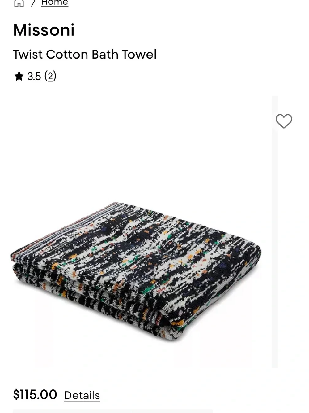 Missoni Multicolor Striped Bath & Hand Towels - Green, Gold, Brown, Black